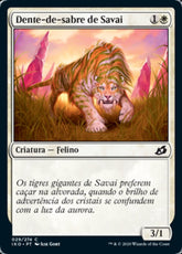 Dente-de-sabre de Savai / Savai Sabertooth - Magic: The Gathering - MoxLand